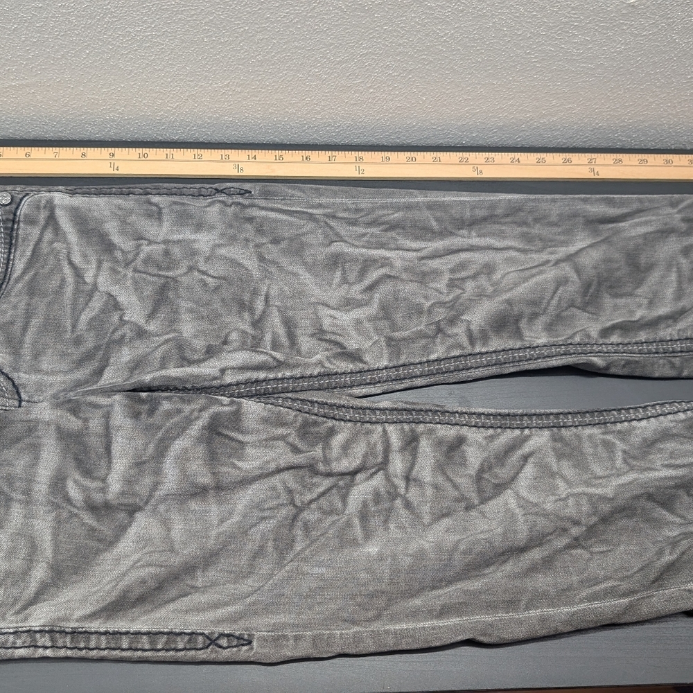 ROCK REVIVAL JOVANNY = SIZE 27 x 32 SLIM STRAIGHT STRETCH JEANS TE1621SJ401L